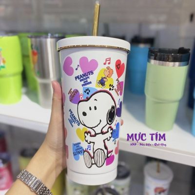 ly giữ nhiệt Snoopy