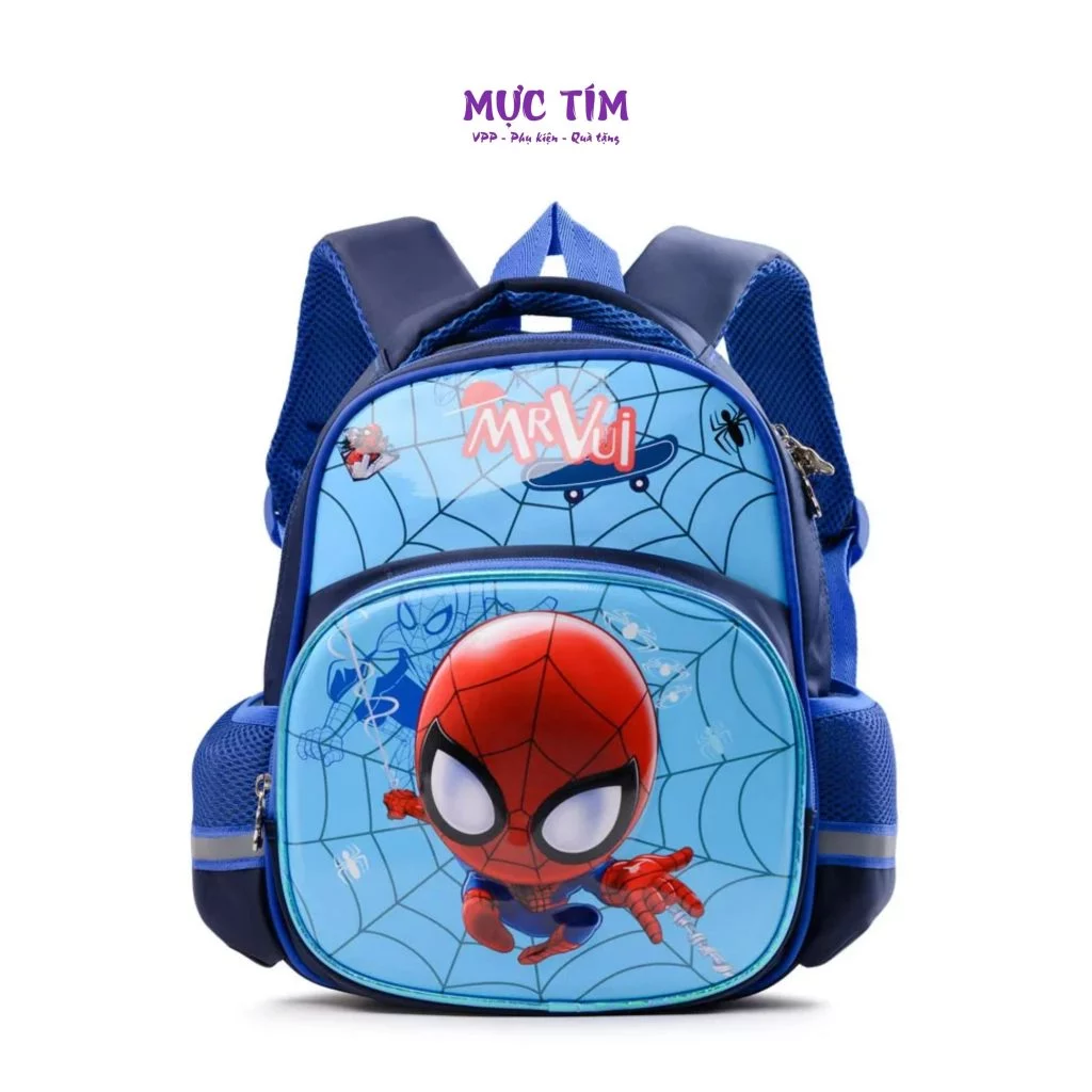 Balo mẫu giáo người nhện Mr.Vui 921 — Xanh