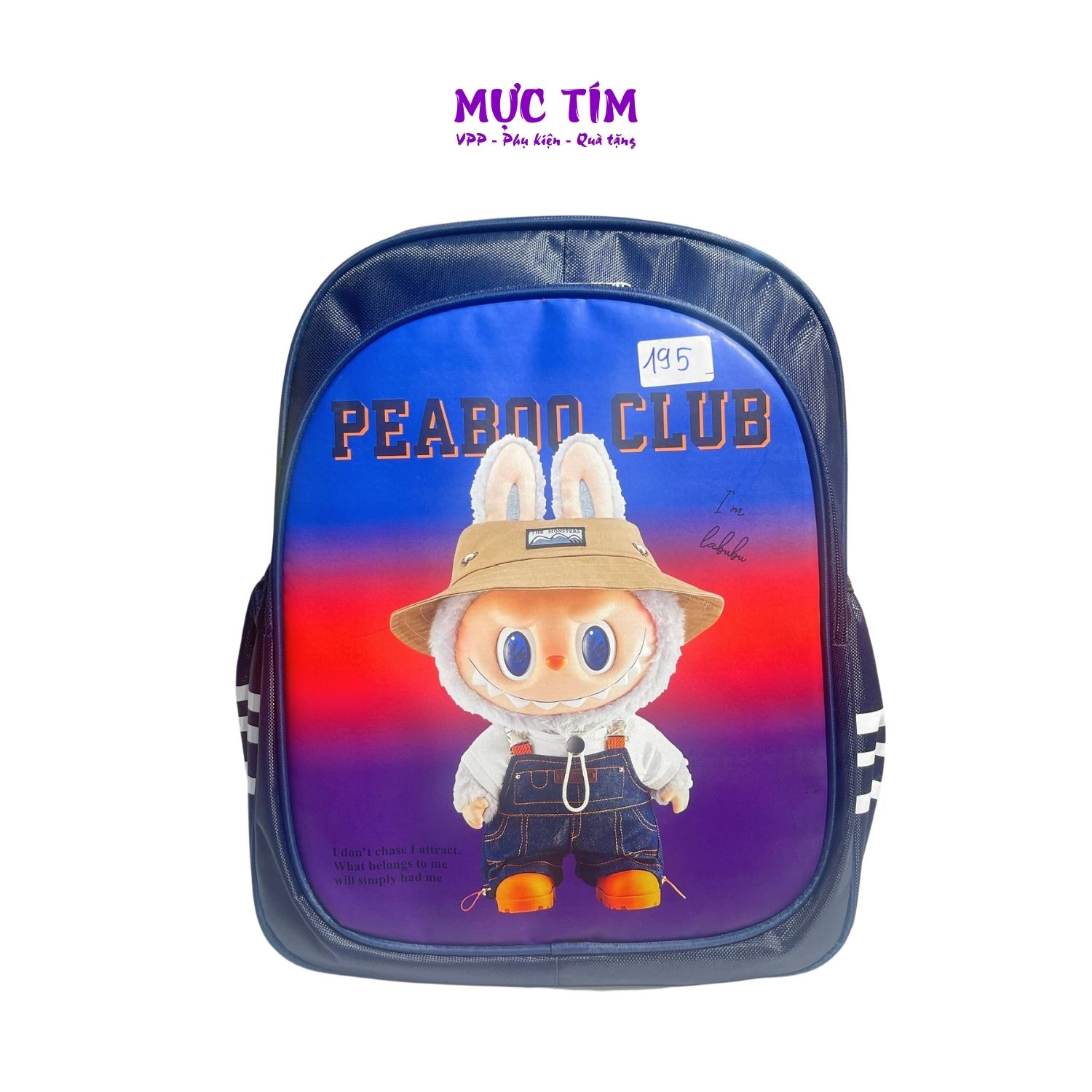Balo Labubu Peaboo Club cho bé mẫu giáo