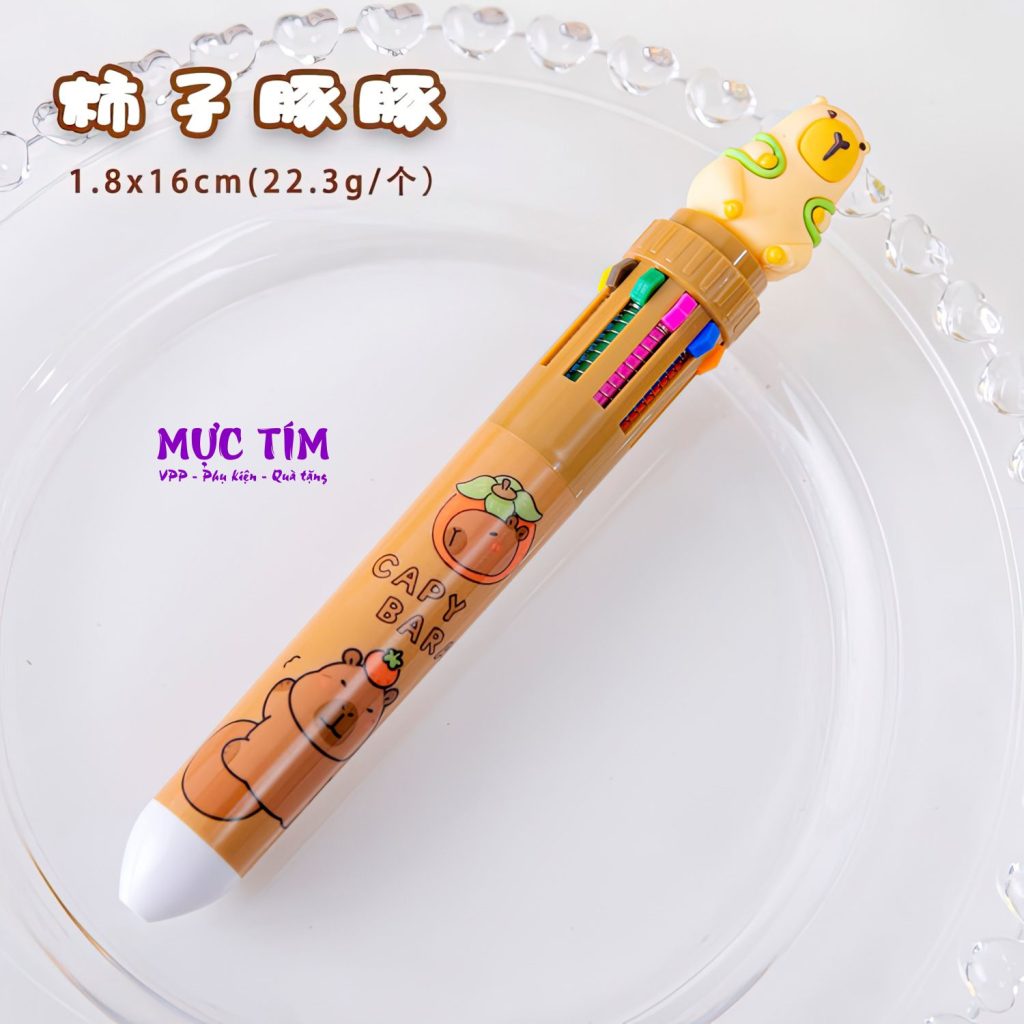 Bút bi 10 màu capybara KP-2403 — Màu 4