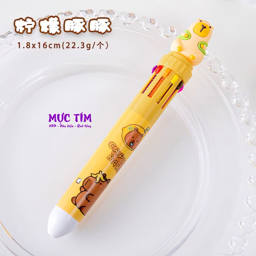 Bút bi 10 màu capybara KP-2403 — Màu 3