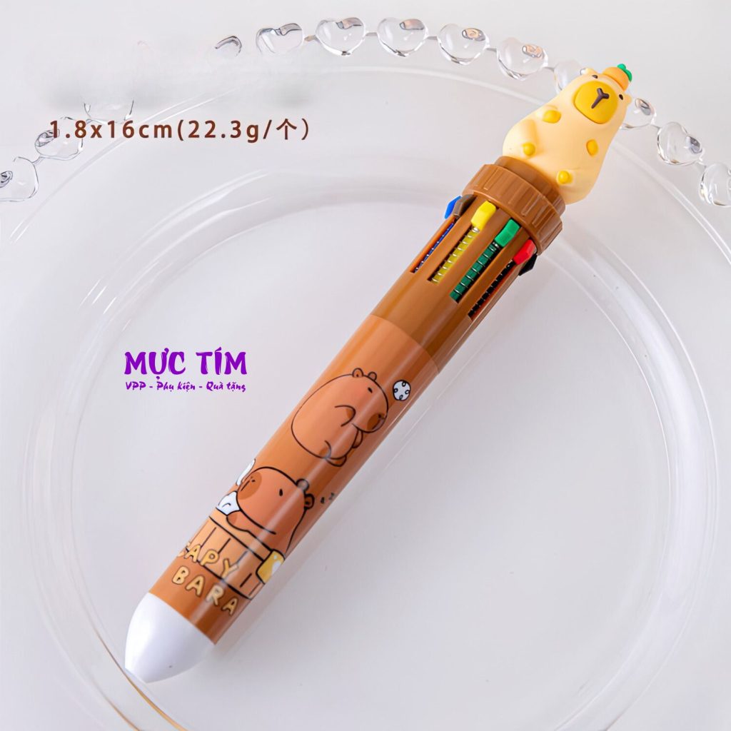 Bút bi 10 màu capybara KP-2403 — Màu 2