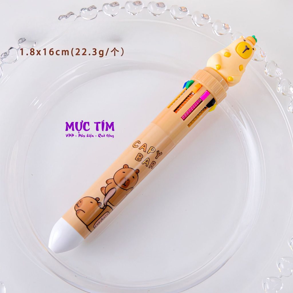 Bút bi 10 màu capybara KP-2403 — Màu 1
