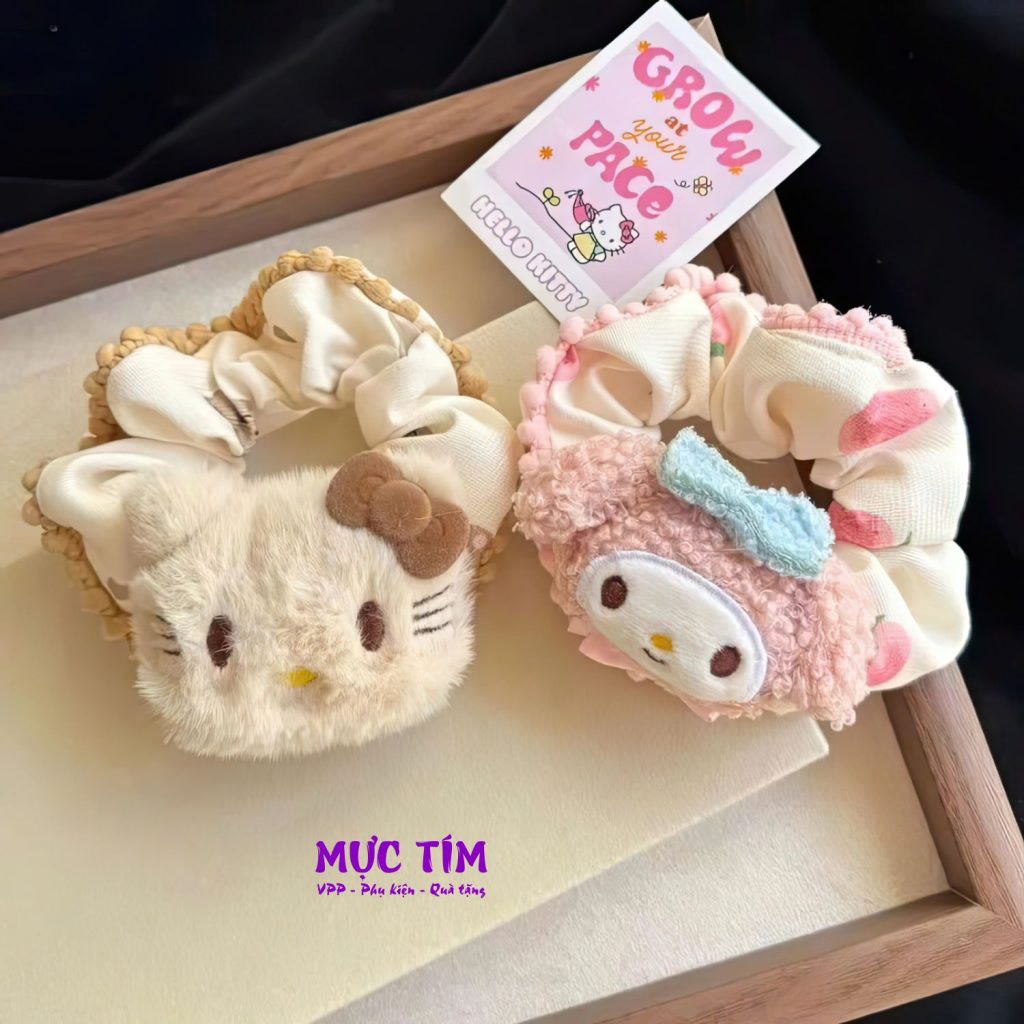 buộc tóc cute