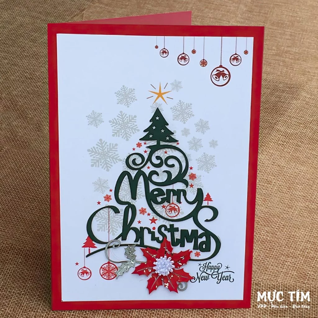 Thiệp Giáng sinh Đức Quyền lớn 12 x17 cm — Mẫu 4