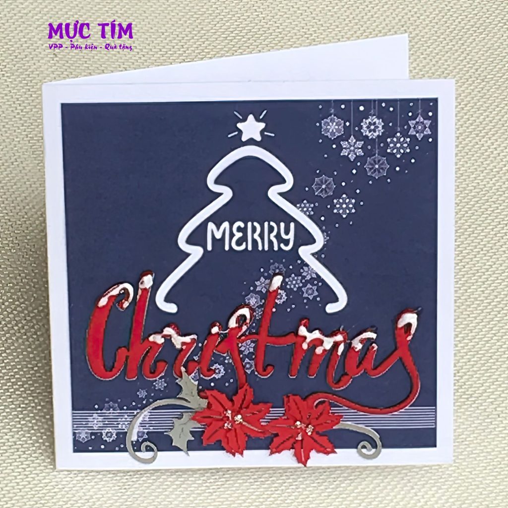 Thiệp Giáng sinh Đức Quyền nhỏ 10.5 x10.5 cm — Mẫu 2