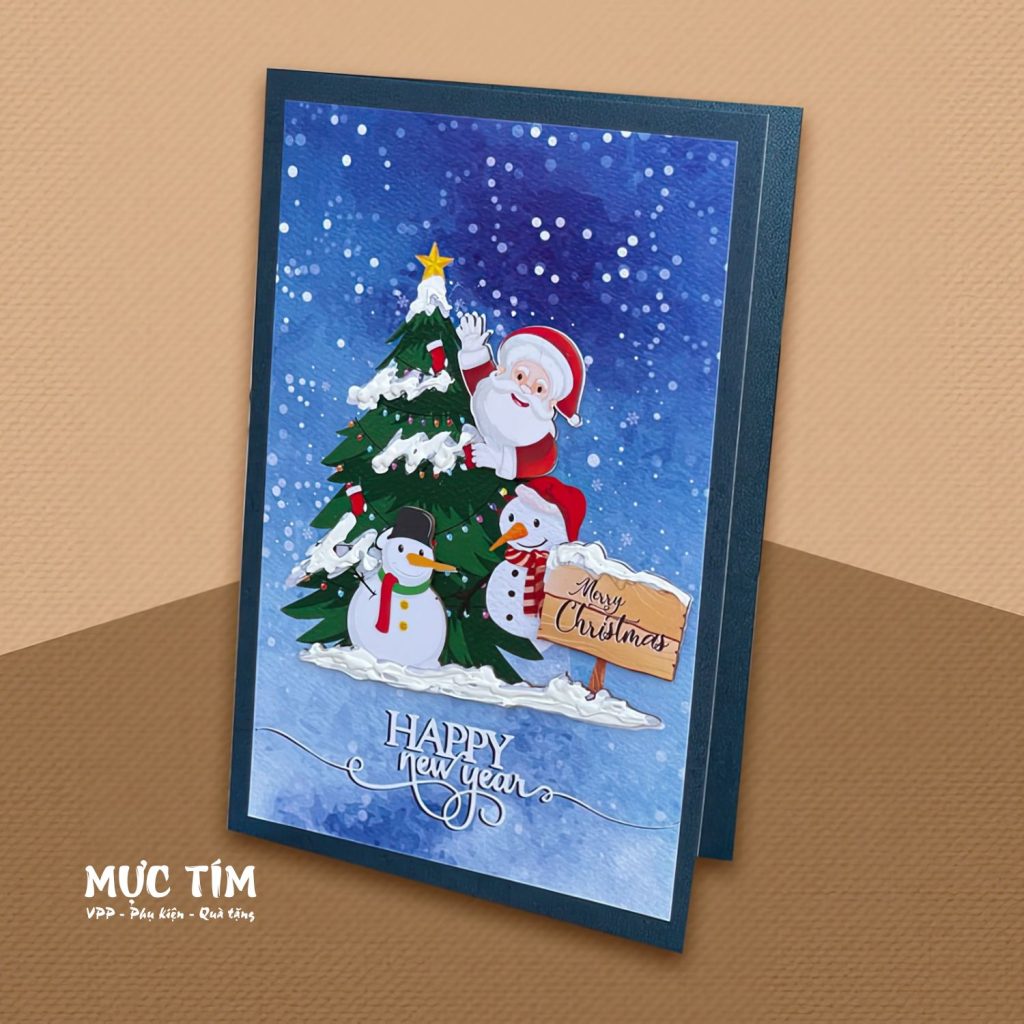 Thiệp Giáng sinh Đức Quyền trung 10.2×15.2cm — Mẫu 7