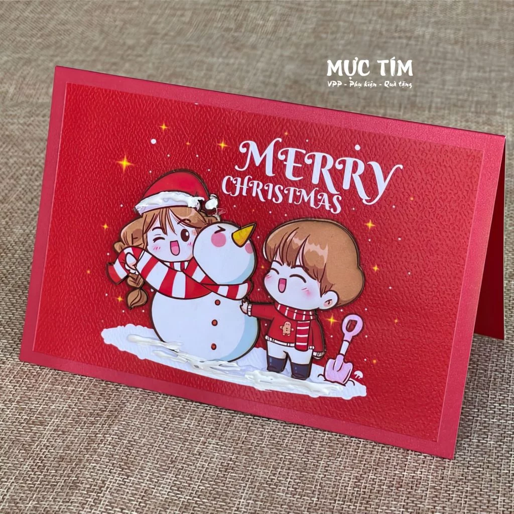 Thiệp Giáng sinh Đức Quyền trung 10.2×15.2cm — Mẫu 4