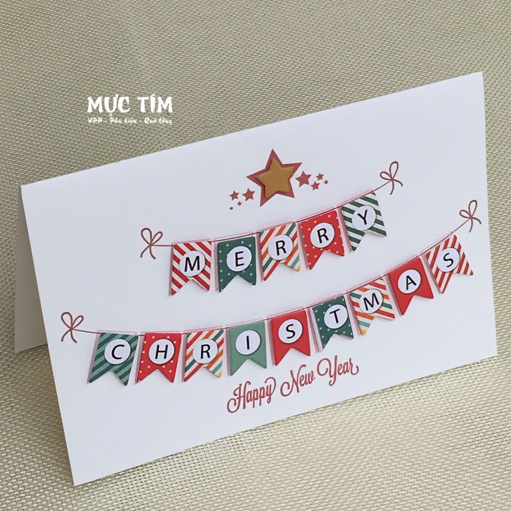Thiệp Giáng sinh Đức Quyền trung 10.2×15.2cm — Mẫu 1