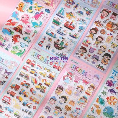 sticker dán nổi