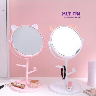 gương tai thỏ xoay 360 độ