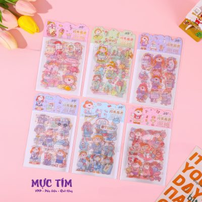 sticker em bé dễ thương 7k