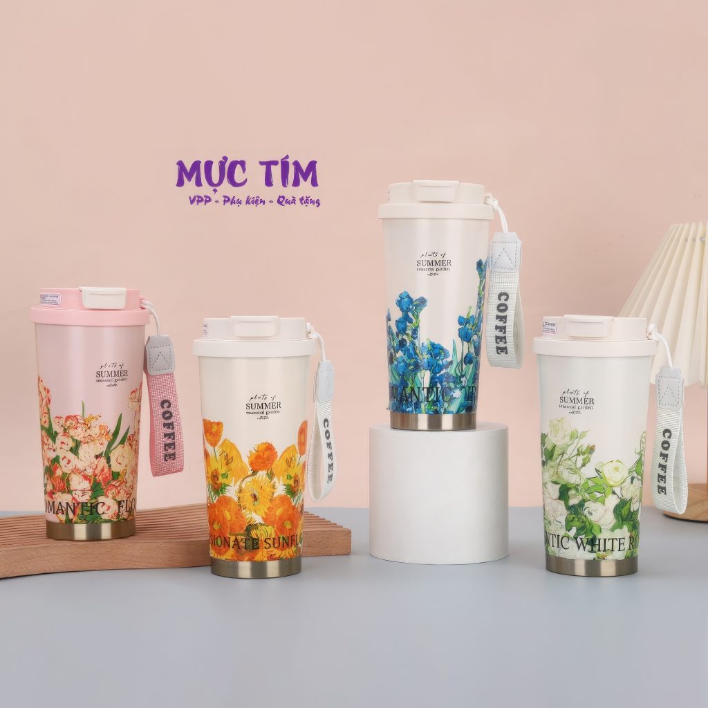 bình giữ nhiệt hoa