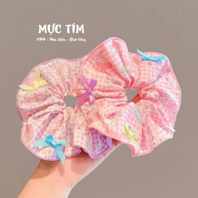 buộc tóc nơ xinh