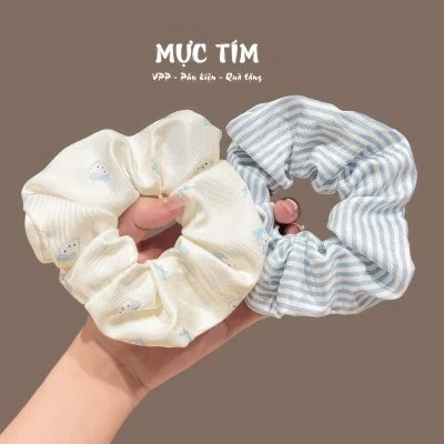 buộc tóc dễ thương