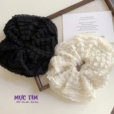 buộc tóc ren ren
