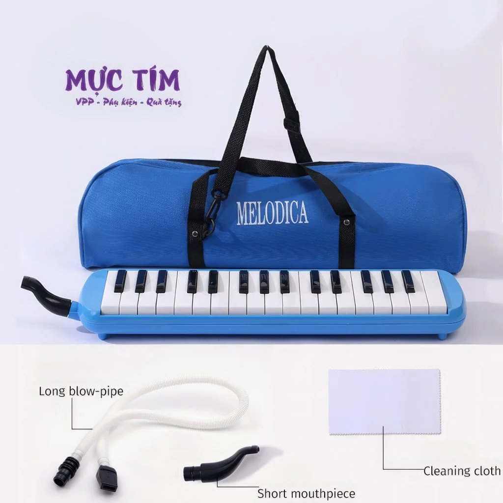 Đàn thổi Melodica loại 1 — Xanh dương