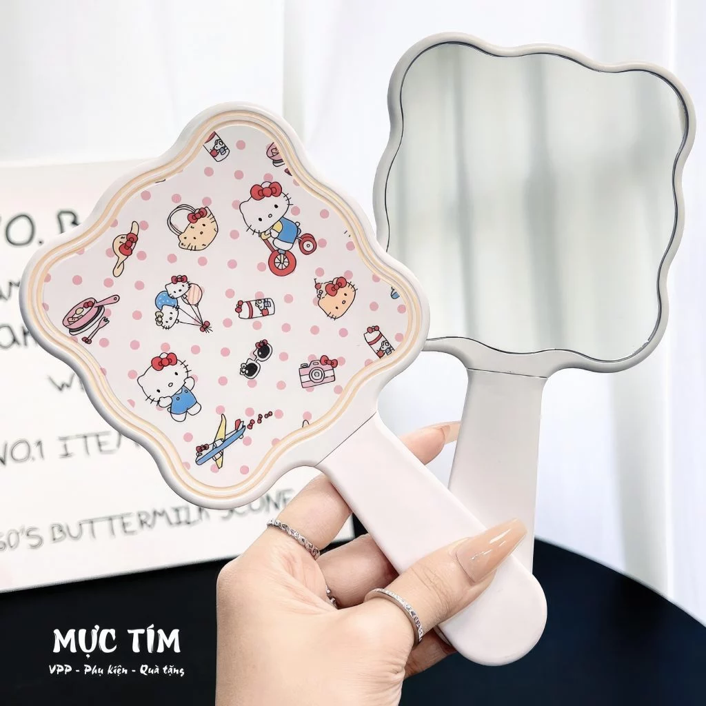 Gương cầm tay hoạt hình cute — Mẫu 5