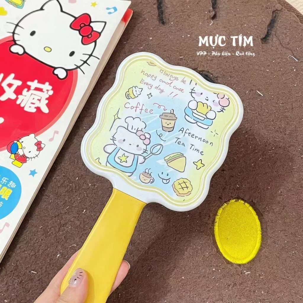 Gương cầm tay hoạt hình cute — Mẫu 3
