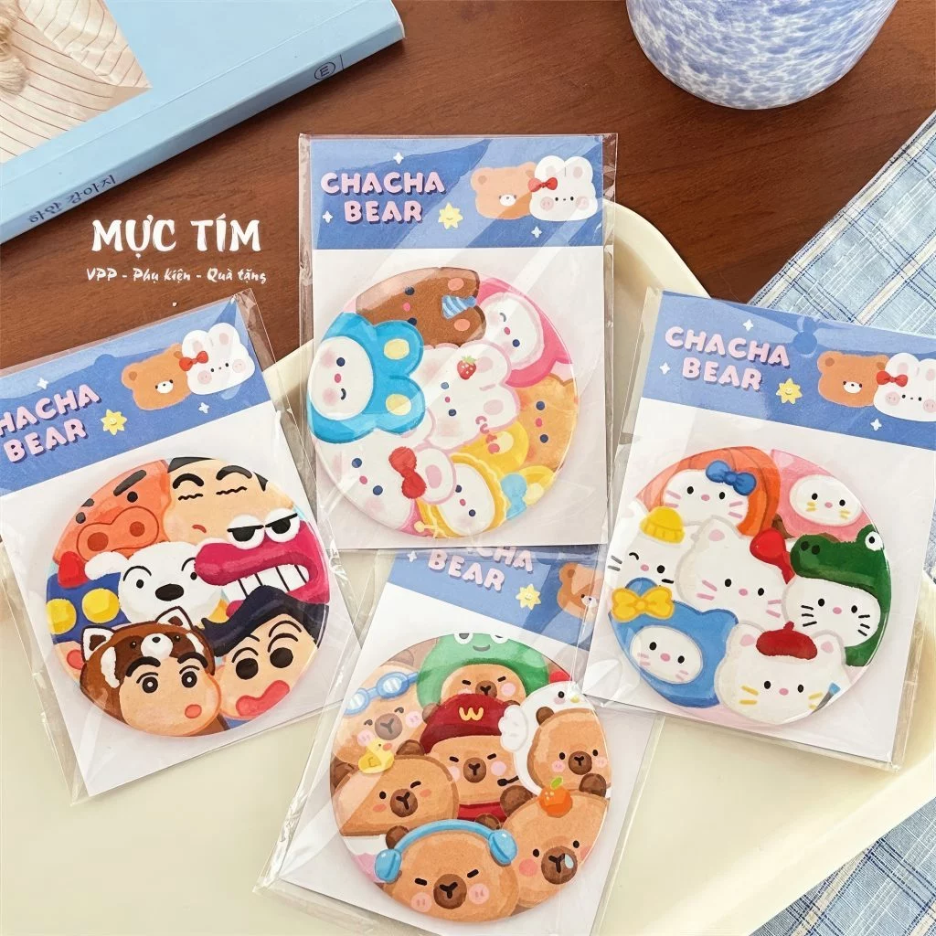 gương cầm tay mini cute