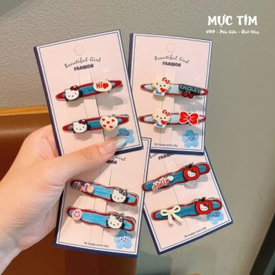 kẹp tóc hello kitty