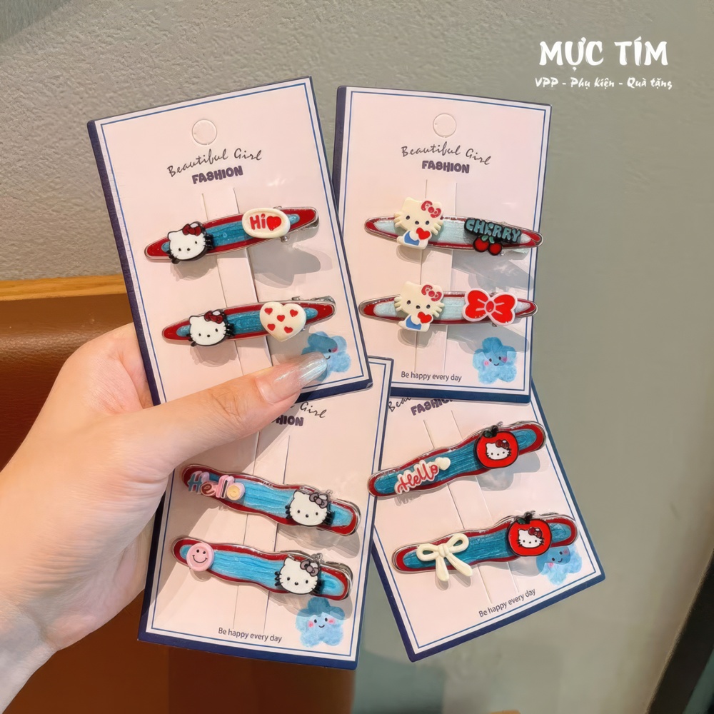 kẹp tóc hello kitty
