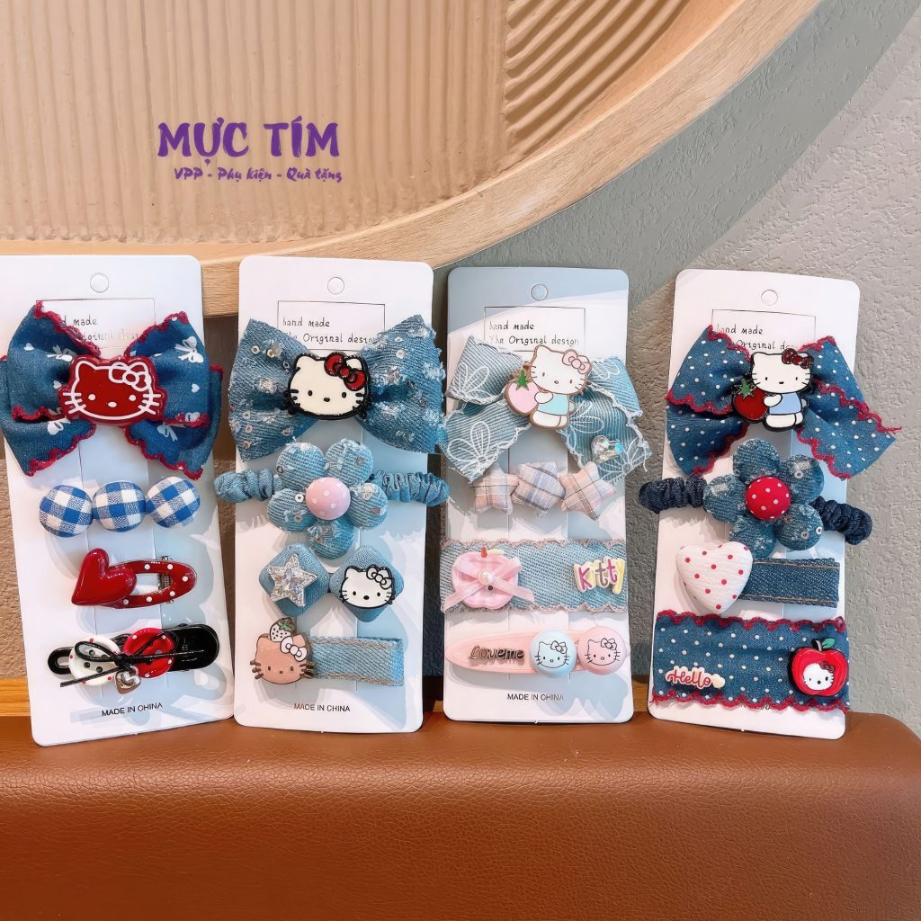 kẹp tóc hello kitty