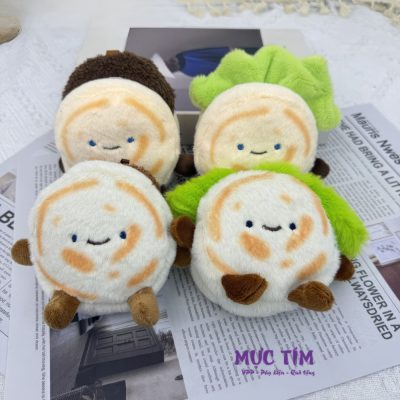 móc khóa bánh hamburger