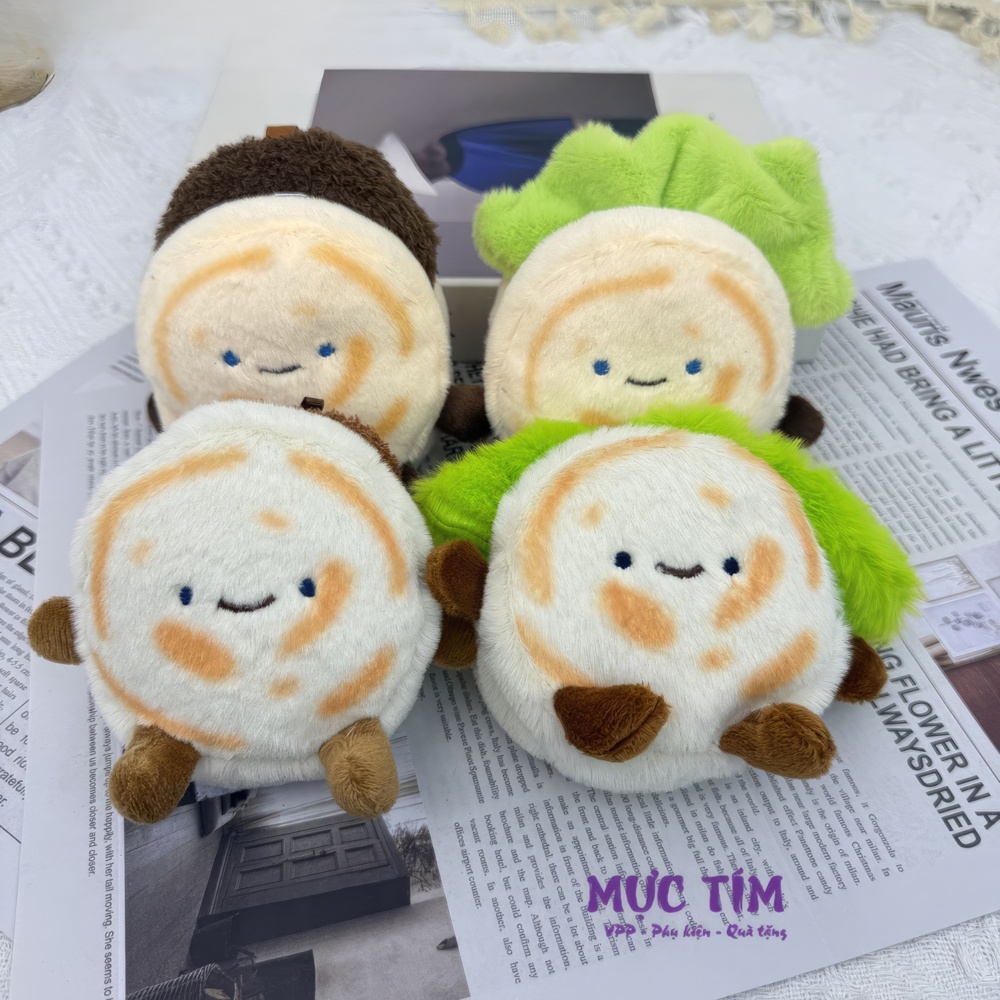 móc khóa bánh hamburger