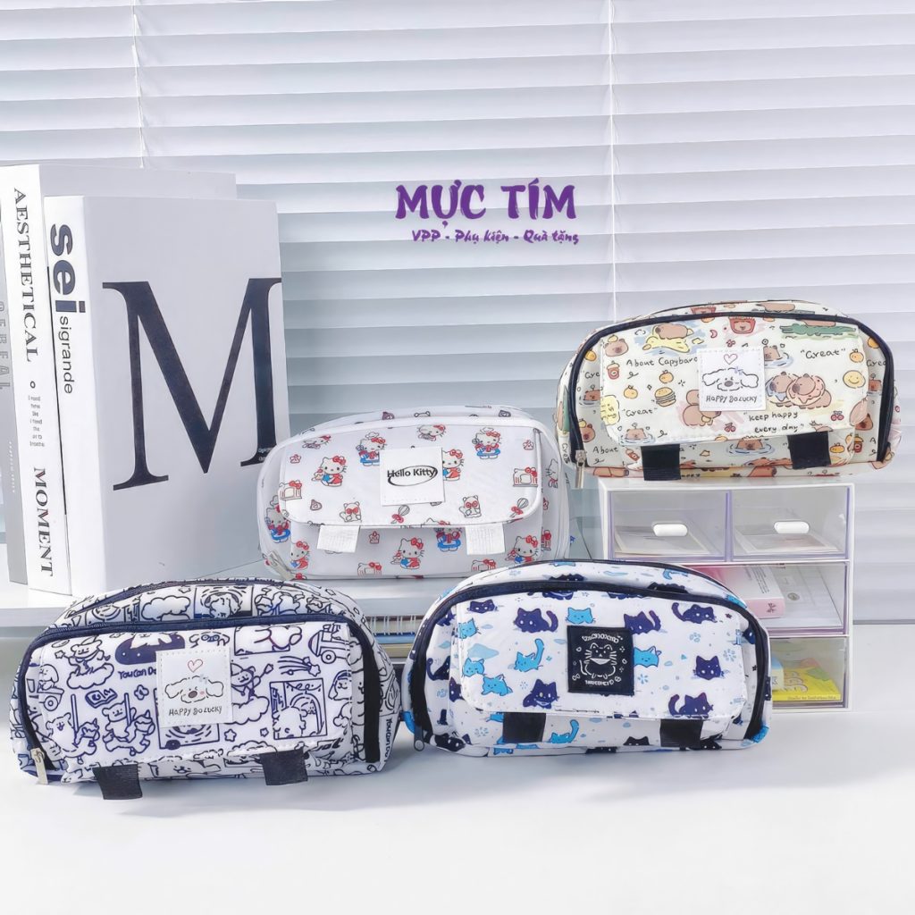 Hộp bút hoạt hình siêu xinh