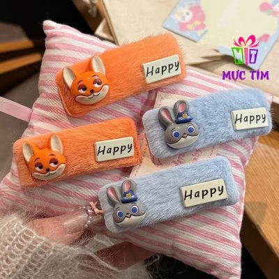 kẹp tóc lông mịn hình thú