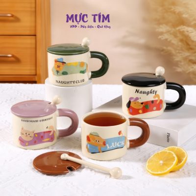 Ly sứ Naughty Club dễ thương