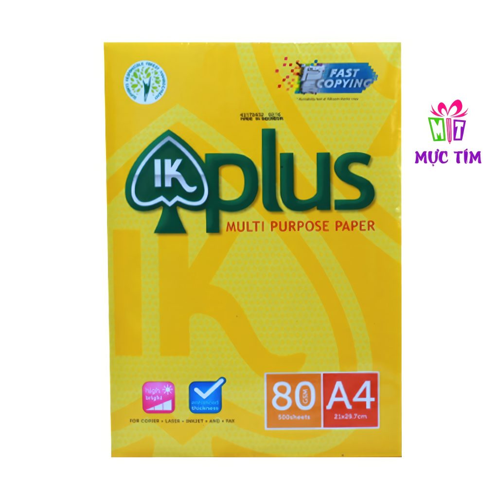 giấy a4 plus 80gsm