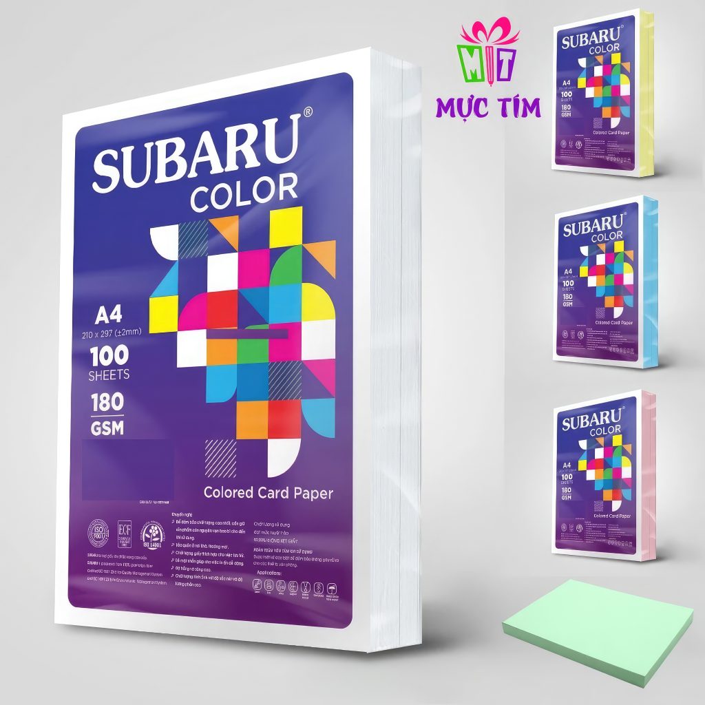 giấy a4 subaru trắng